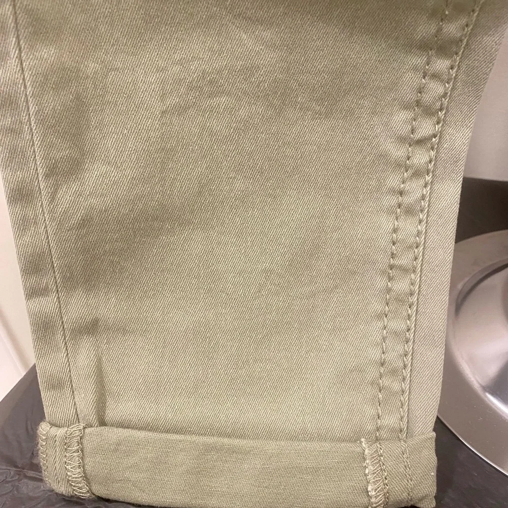 Seven7 Women's Starlette Cropped Jeans - Sage - Picture 6 of 6